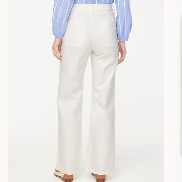 J crew Slim wide-leg sailor jean in all-day stretch seashell wash - Picture 3 of 4